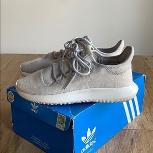 Adidas Tubular Shadow -White / Light Gray kids 4.5